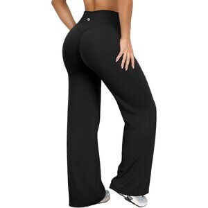 Yoga Pants Women High Waist Stretch Casual Soft Straight Leg Bottoms